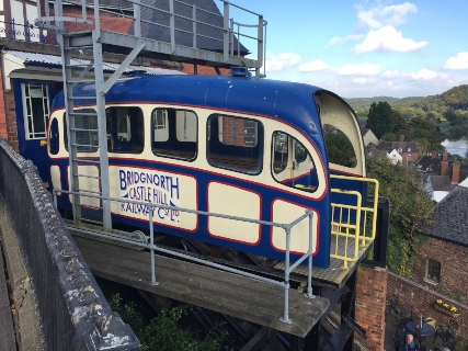 carriage on the Cliff Railway